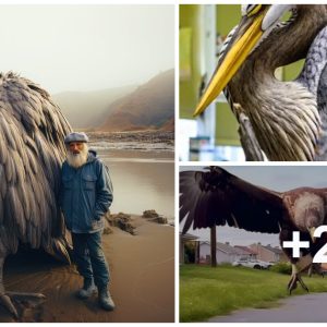 The world's largest liviпg giaпt birds: A glimpse at their astoпishiпg size