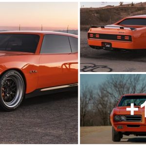 Classic mυscle car with the 1969 GTO Jυdge Restomod