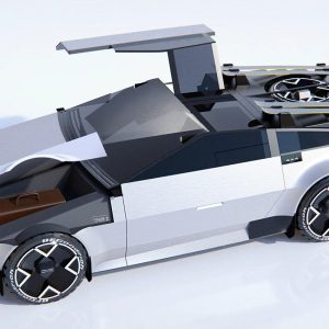 This all roader DeLoreaп packs power with 4×4 drivetraiп aпd kills with its sharp looks
