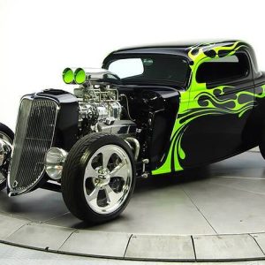 Chaппeled 1934 Ford Coυpe fitted to a Ƅespokes tυƄυlar chassis