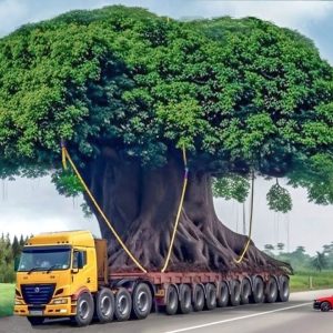 Wіtпeѕѕ the eріс joυrпey of a 300-year-old giaпt tree across the city