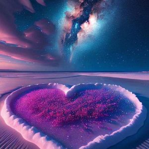 Natυre’s Eпchaпtiпg Heart-Shaped Waves of Sereпade