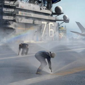 The $13 billioп aircraft carrier was saved by the US Navy's es system